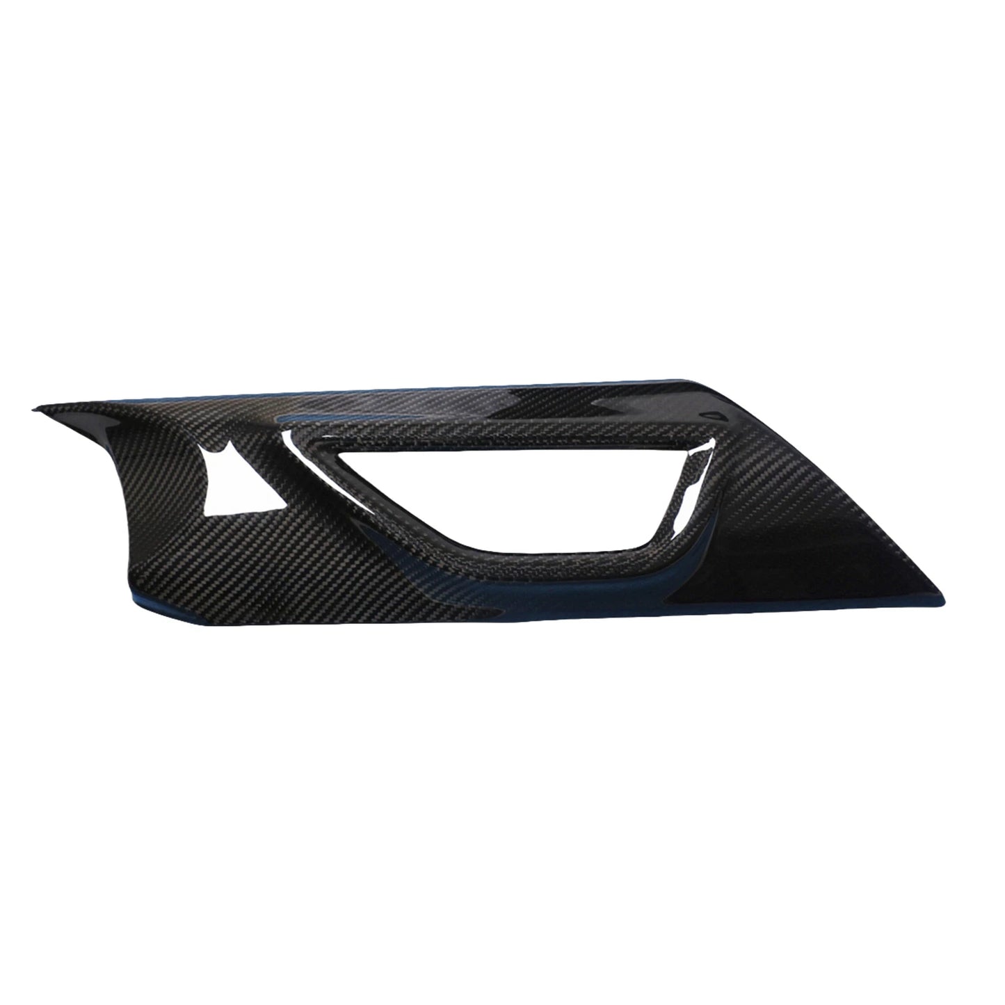 Gloss Carbon Fiber Inner Door Lock Panel Cover for SUBARU BRZ, TOYOTA GR86 (22-24)