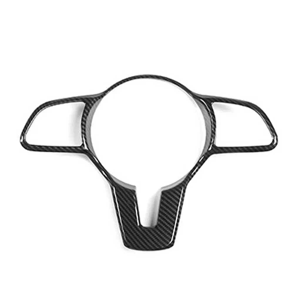 Carbon Look Tape-On Adhesive Steering Wheel Trim Cover for Benz (2019–2021)