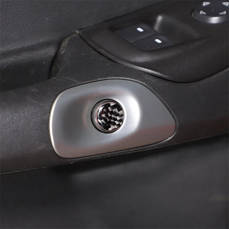 Carbon Fiber Door Switch Button Covers for Chevrolet Corvette (2005-2013)