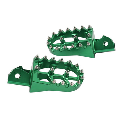 Green Foot Pegs for Sur Ron S/X, Honda CRF 150F 230F (2003-2019)