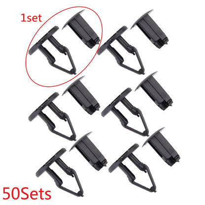 50pcs Fender Wheel Well Flare Retainer Clips 8.5mm for GMC