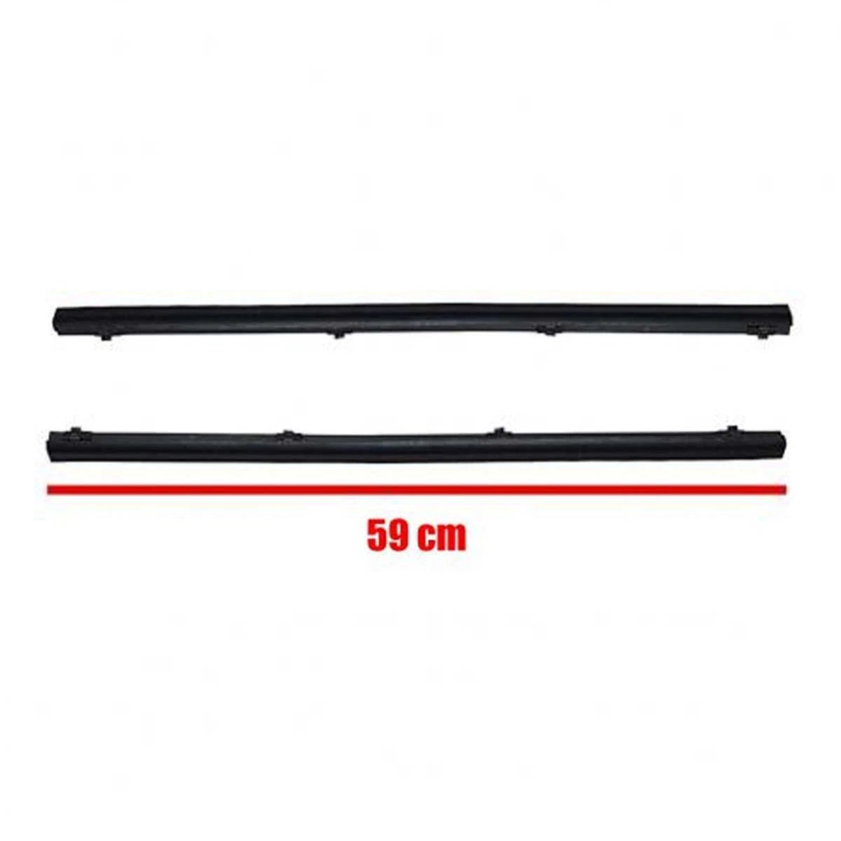 Weatherstrip Door Belt w Vent Front Set 2 Fits Datsun Nissan 720 UTE 1980-86 D05