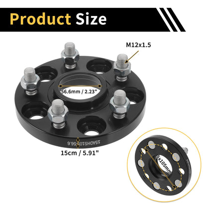 Wheel Spacers 5x105mm 56.6mm for Chevrolet Trax (2013-2020)
