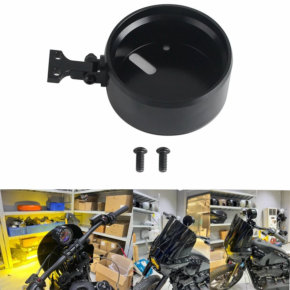 T-Bar Digital Gauge Mount Relocation for Harley Softail Low Rider S Fat Bob (2018-2023)