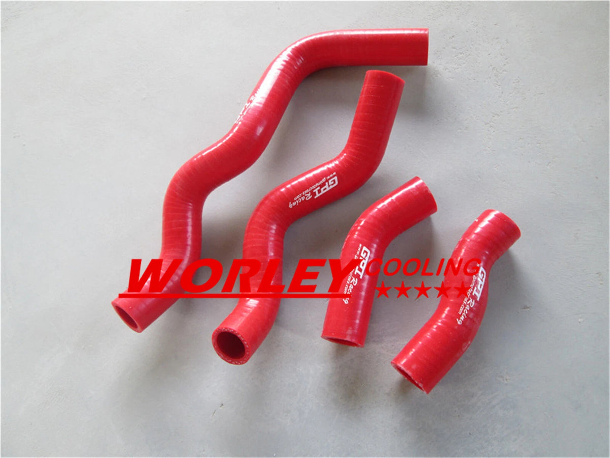 RED Silicone Radiator Hose for Kawasaki KLX250 (1993-2010)