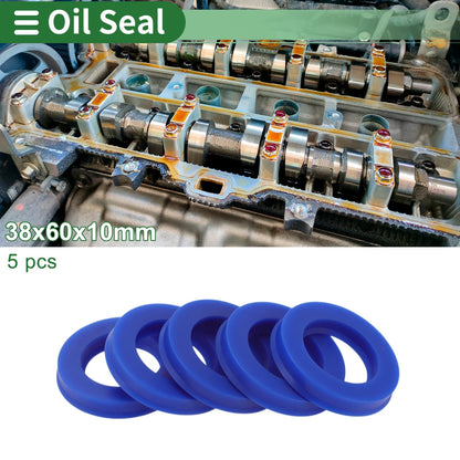 Oil Seal 38x60x10mm Seal Ring Rotary Shaft Seal TPU 5 Pcs