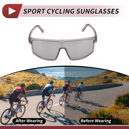 1 Pcs Motorcycle Riding Goggles for Motorcycle Silver Tone Lens Gray Frame