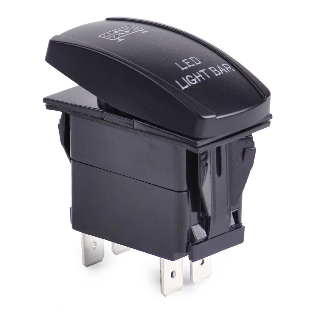 3 x 5-Pin LED Rocker Switch On-Off for Car Boat Truck
