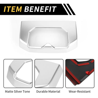 Armrest Box Rear Cup Holder Cover Trim for Toyota Tundra (2022-2024)