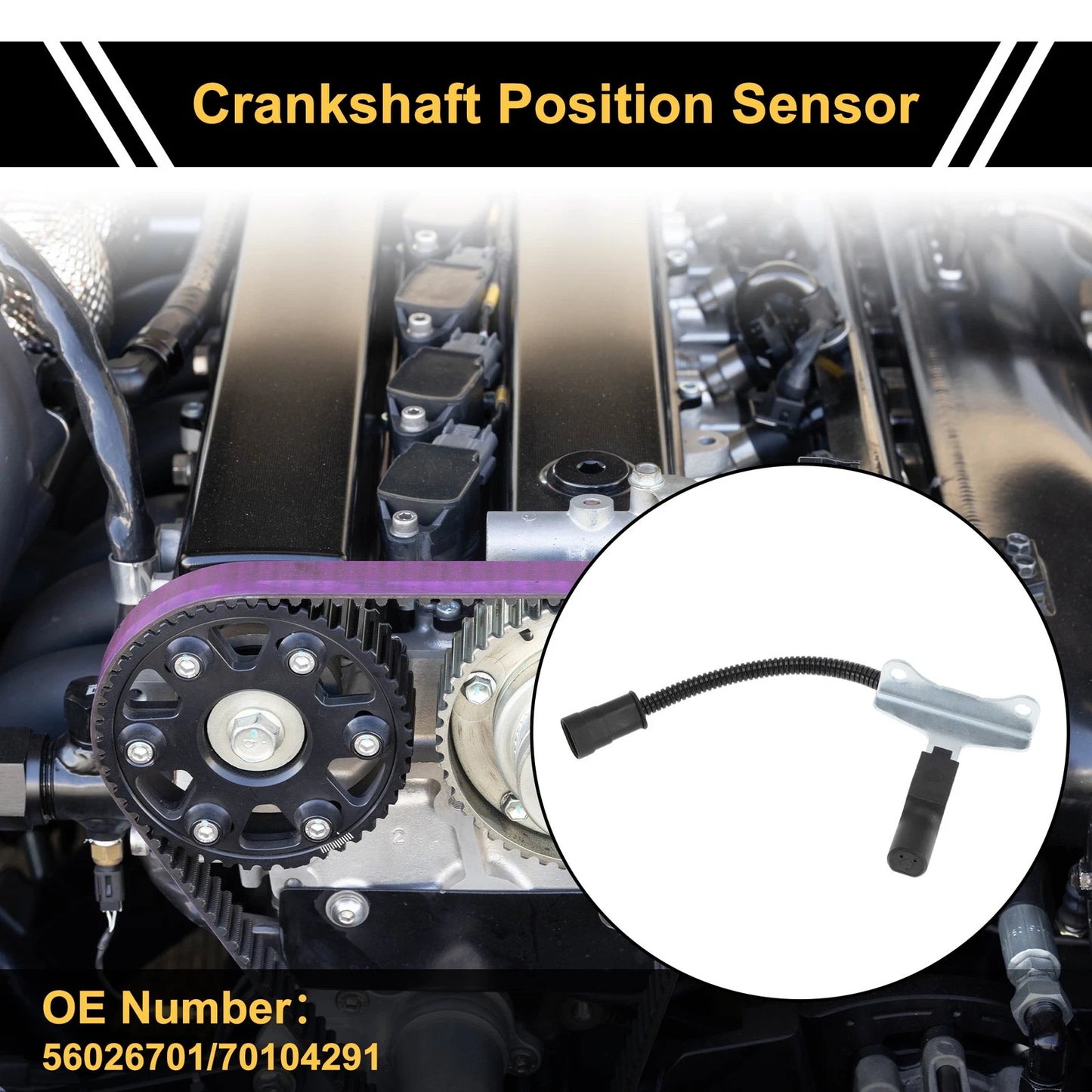 Crankshaft Position Sensor for Dodge B150 B250 B350 D150 (1990-1993)