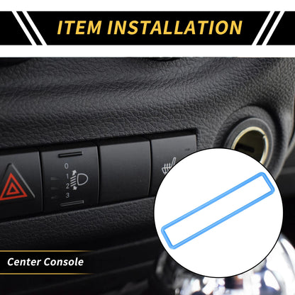 Emergency Light Switch Panel Trim for Jeep Wrangler JK (2011-2017) Light Blue