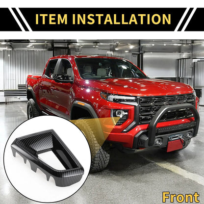 Grille Cover for Chevy Colorado (2023-2024) Carbon Fiber Pattern