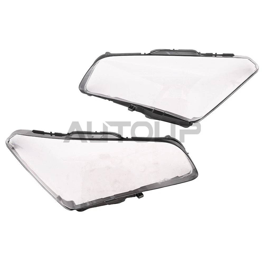 Pair Front Headlight Lens Cover for Infiniti QX56/QX80 (2011–2014)