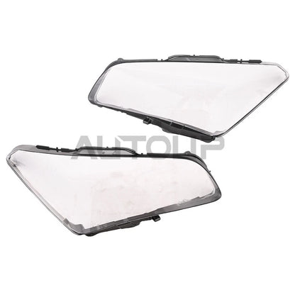 Pair Front Headlight Lens Cover for Infiniti QX56/QX80 (2011–2014)