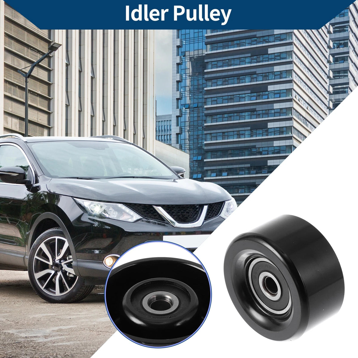Drive Belt Idler Pulley for Toyota Highlander (2008-2019) 1 Pc