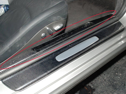 Carbon Fiber Door Sill Covers for Porsche 911 Carrera S 4S Turbo (2005-2012)