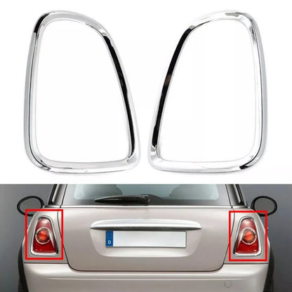 Silver Tail Light Covers for BMW Mini Cooper R56 R57 R58 R59 (2007-2014)