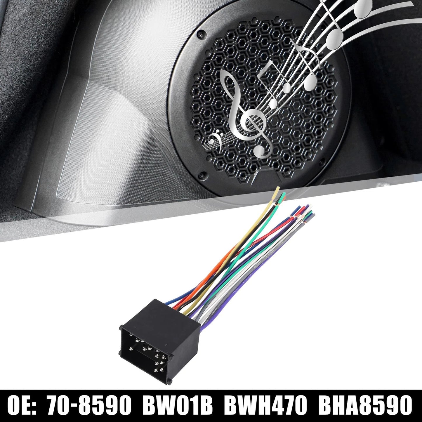 Car Stereo CD Player Wiring Harness Radio Adapter for BMW 3 Series (1992-1998)