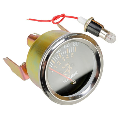 52mm Universal Mechanical Oil Pressure Gauge Meter 0-80 PSI for Skoda