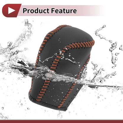 Car Gear Shift Knob Cover for Honda Crider (2019-2022) Brown Faux Leather
