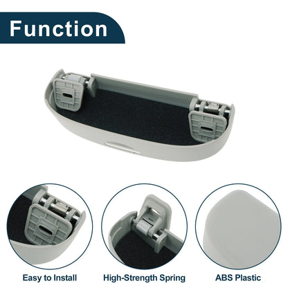 Sunglasses Case for T-Roc 2017-2024 ABS Grey 1 Set