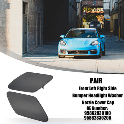 Front Left & Right Washer Nozzle Covers for Porsche Cayenne (2011-2014)