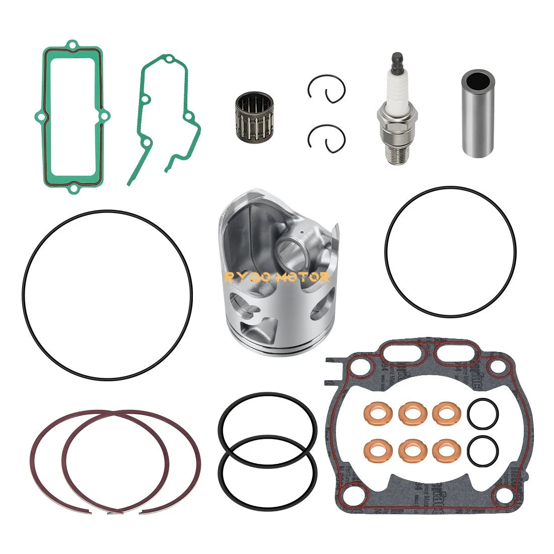 Top End Rebuild Kit 66.4mm Gasket & Piston for Yamaha YZ250X (2005–2024)