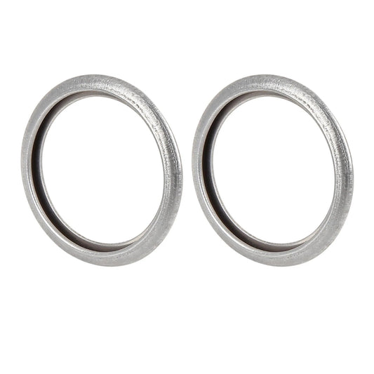 15 x M20 Silver Tone Oil Drain Plug Gaskets for Subaru