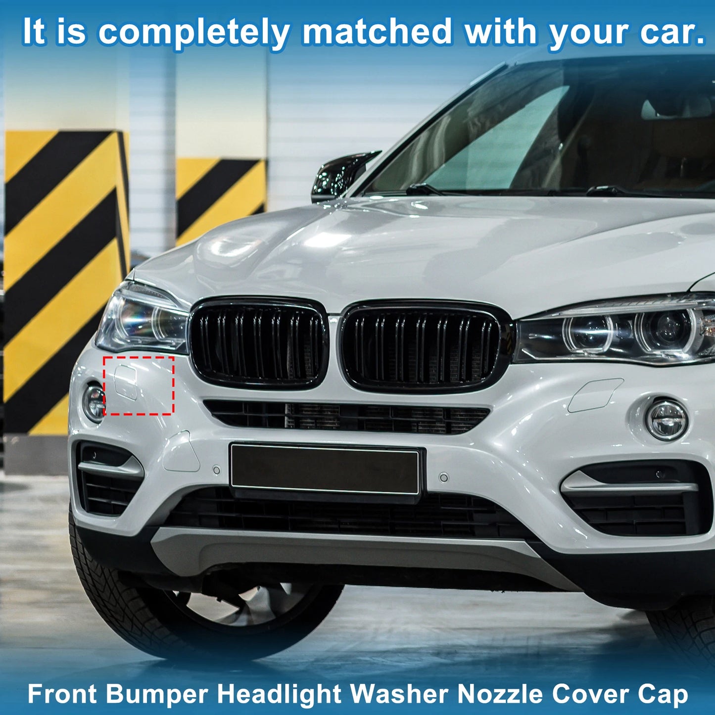 Washer Nozzle Cover for BMW X6 2015-2019 Unpainted