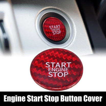 Red Engine Start Stop Button Cover for Land Rover Range Rover Discovery Sport