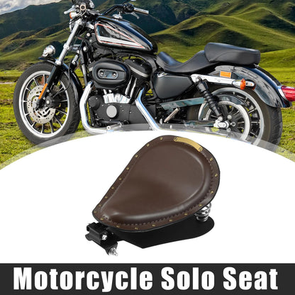 Set / 3 Inch / Rivet Solo Seat for Harley Davidson Sportster XLH883 (1986–2003)