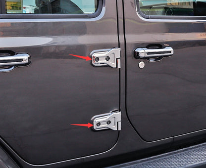 Door Hinge Molding Side Cover Trim for Jeep Wrangler JL (2018-2023) 16pcs