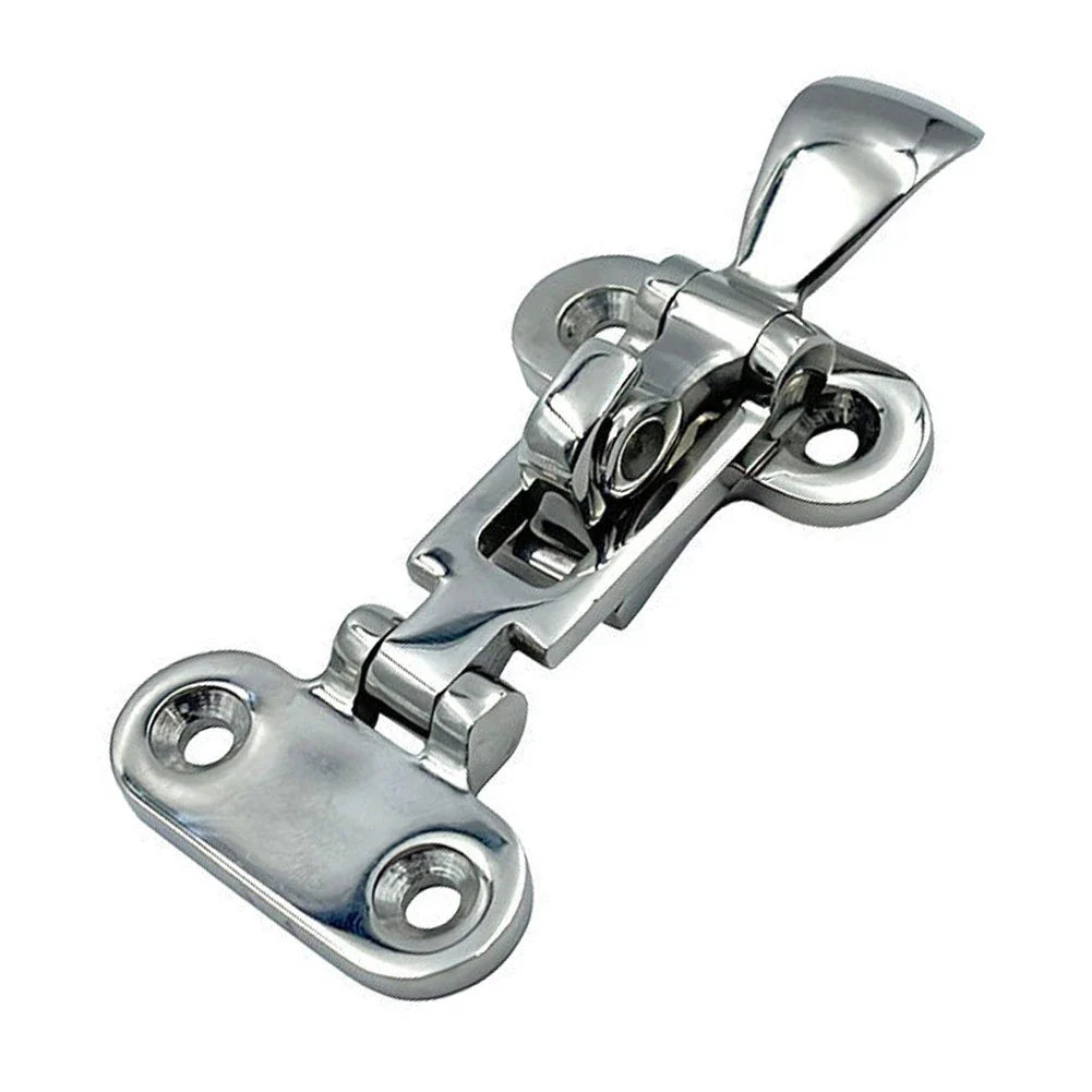 Secure 316 Stainless Steel Boat Latch for Hatches/RVs, Silent Operation