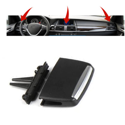 1x Black Front Air Conditioner Vent Outlet Tab Clip for BMW X5 E70 X6 E71 (2007-2013)