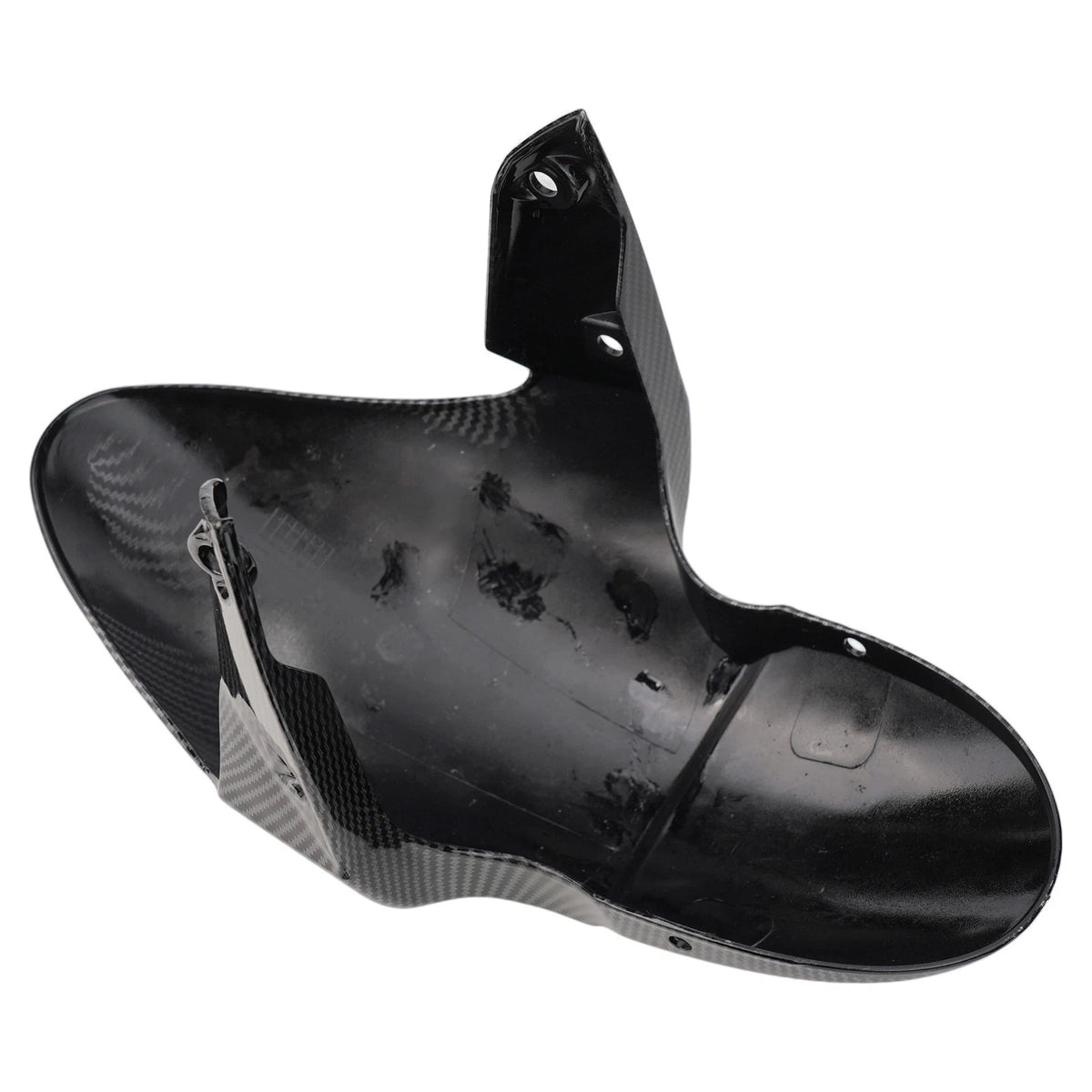 Carbon Fiber Front Tire Mudguard Guard Hugger for Daytona 675 675R (2006–2012)