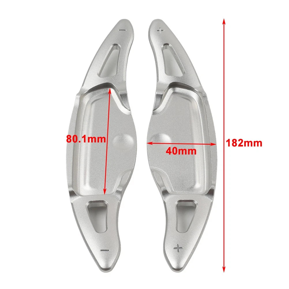 Steering Wheel Shift Paddle Trim for Kia Stinger CK K8 (2018 - Present) Silver