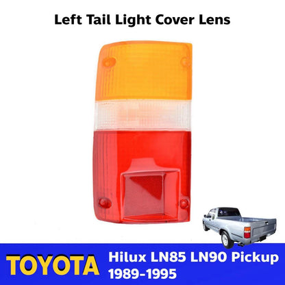 Left Tail Light Cover Lens Fits Toyota Hilux LN85 LN106 Pickup Truck 1989-95 DE