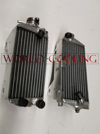 Aluminum Radiator for Honda CRF450R (2015-2016) with Blue Hose