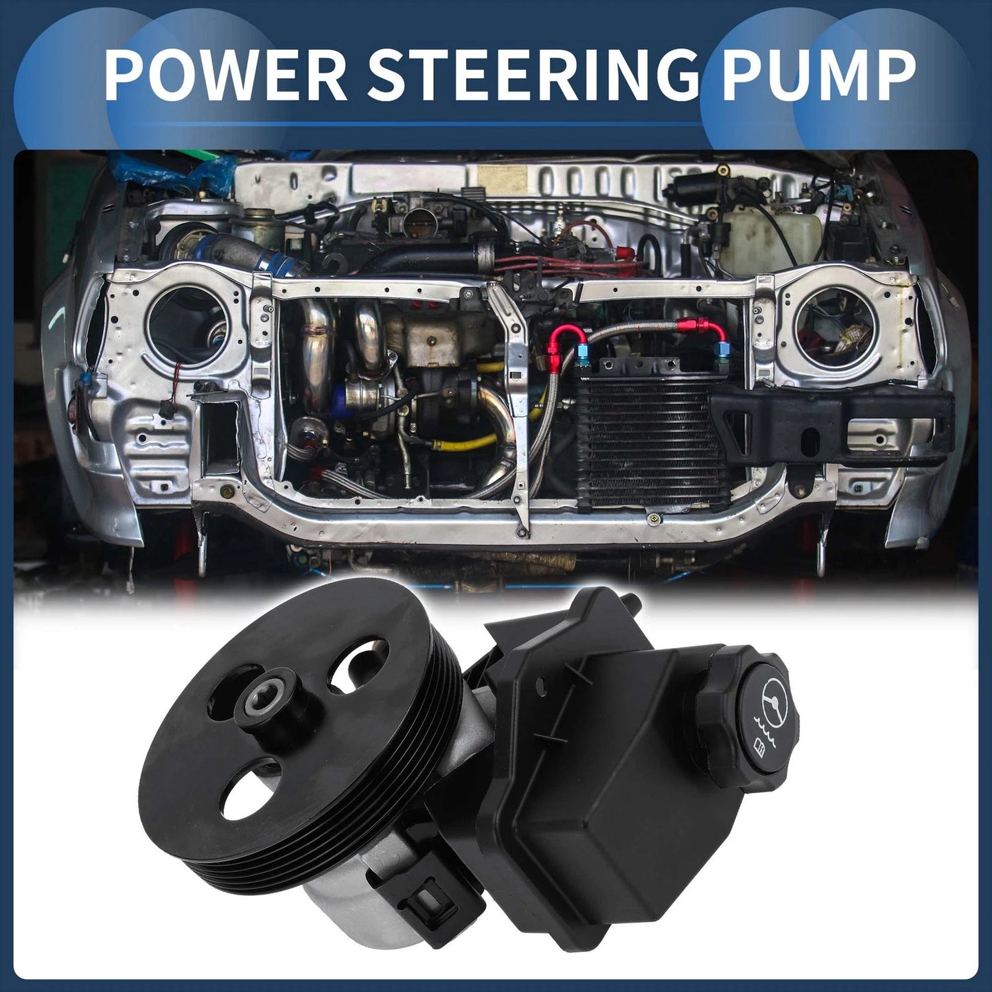 Power Steering Pump with Pulley for Chevrolet Impala (2006-2010)