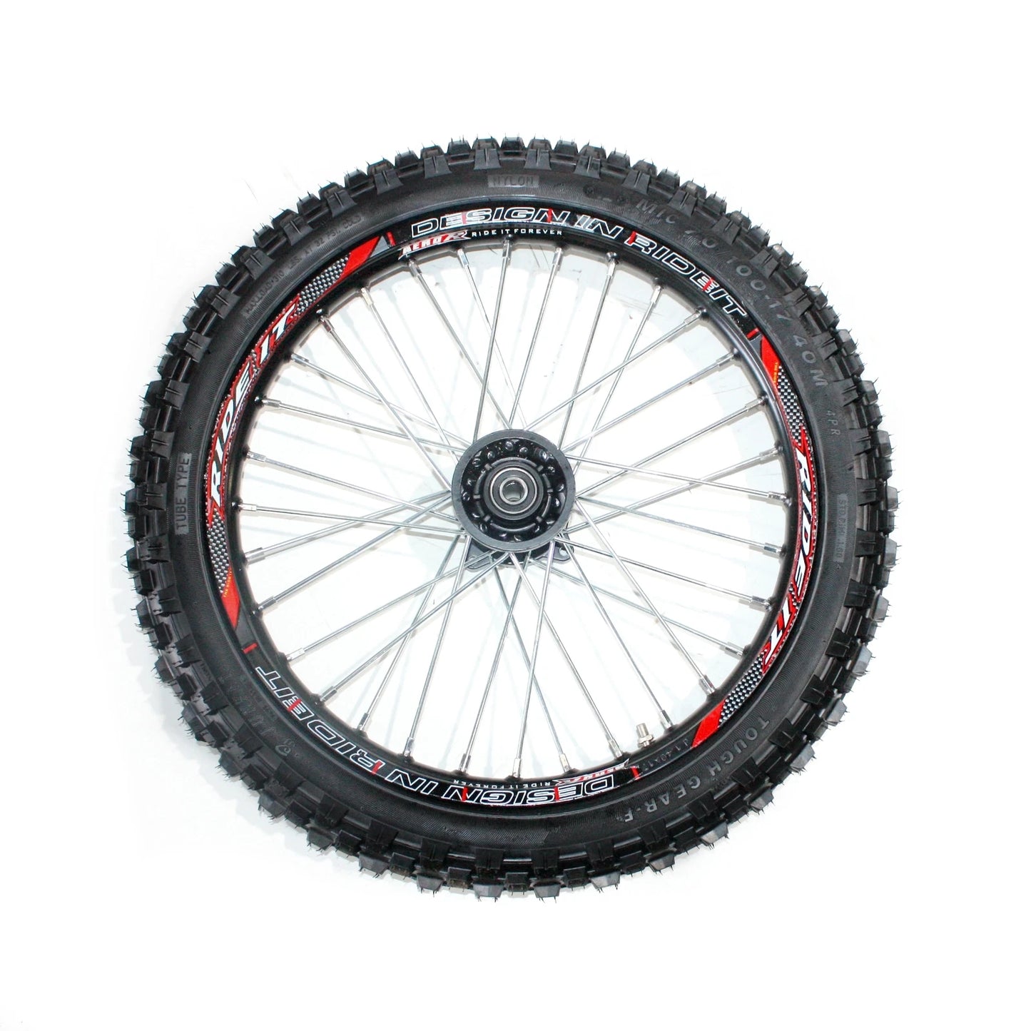 12mm Axle Front Wheel Rim Tire for PIT PRO Dirt Bike (70-100, 17)