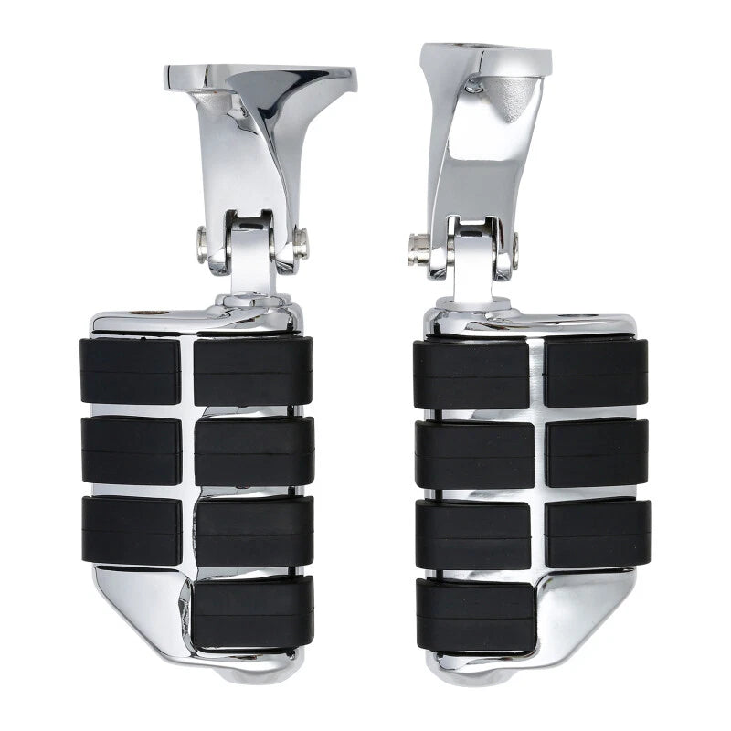 Chrome Rear Footpeg Pair for Harley Touring Street Glide (1993-2025)