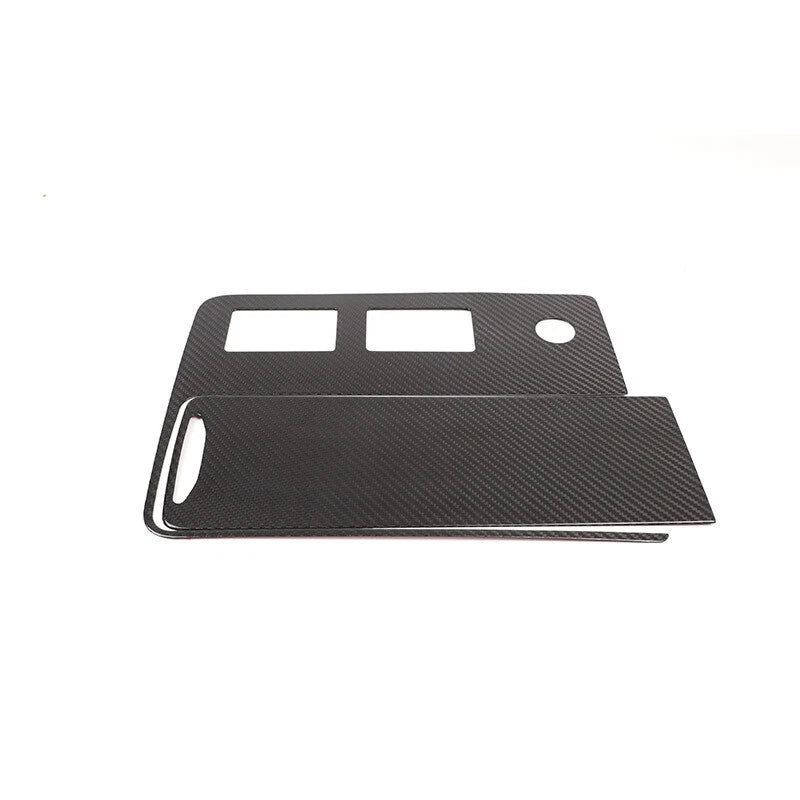Carbon Fiber Center Console Gear Shift Cover Trim For Discovery 5 2017-2020