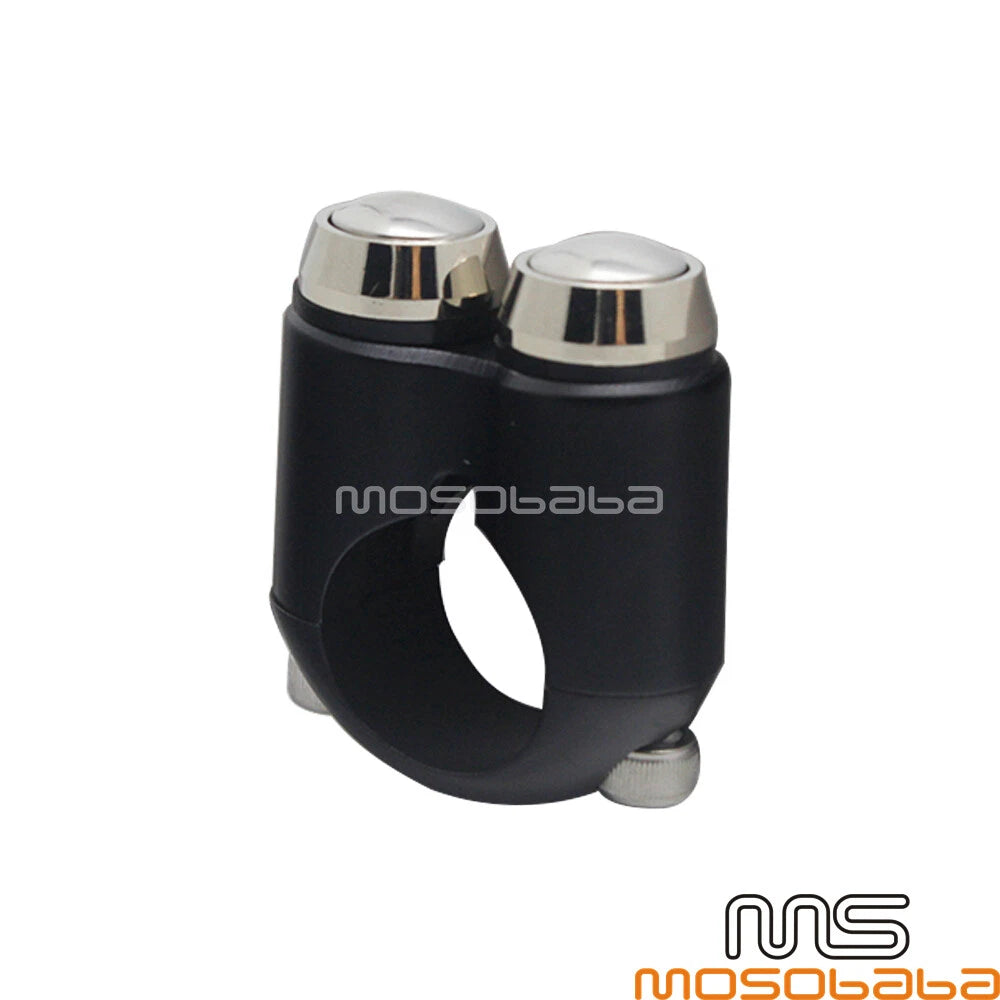 Aluminum  Button Light Switch for Cafe Racer 1" Bars