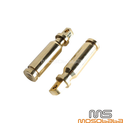 Brass Footpegs for Harley Dyna Sportster Softail Male-Mount