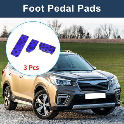 3 Pcs Automatic Foot Accelerator Pedal Covers for Subaru Forester (2019-2021)