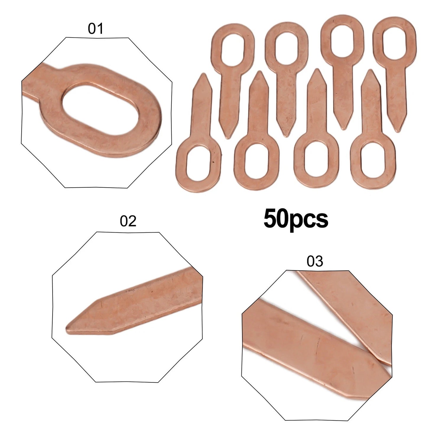 50x Dent Puller-Rings for Welding Welder Car Body Panel-Pulling Washer Tool