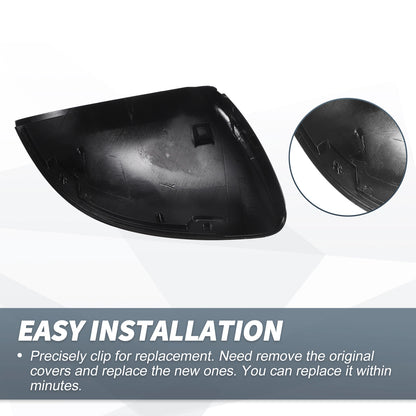 Rearview Mirror Cover Cap Gloss Black for Mercedes-Benz C S-Class (2022-2023)