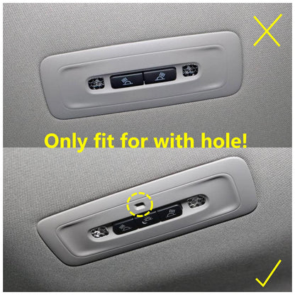 Reading Light Carbon Fiber Cover Trim for 2018-2020 Toyota Camry SE LE (2018-2020)