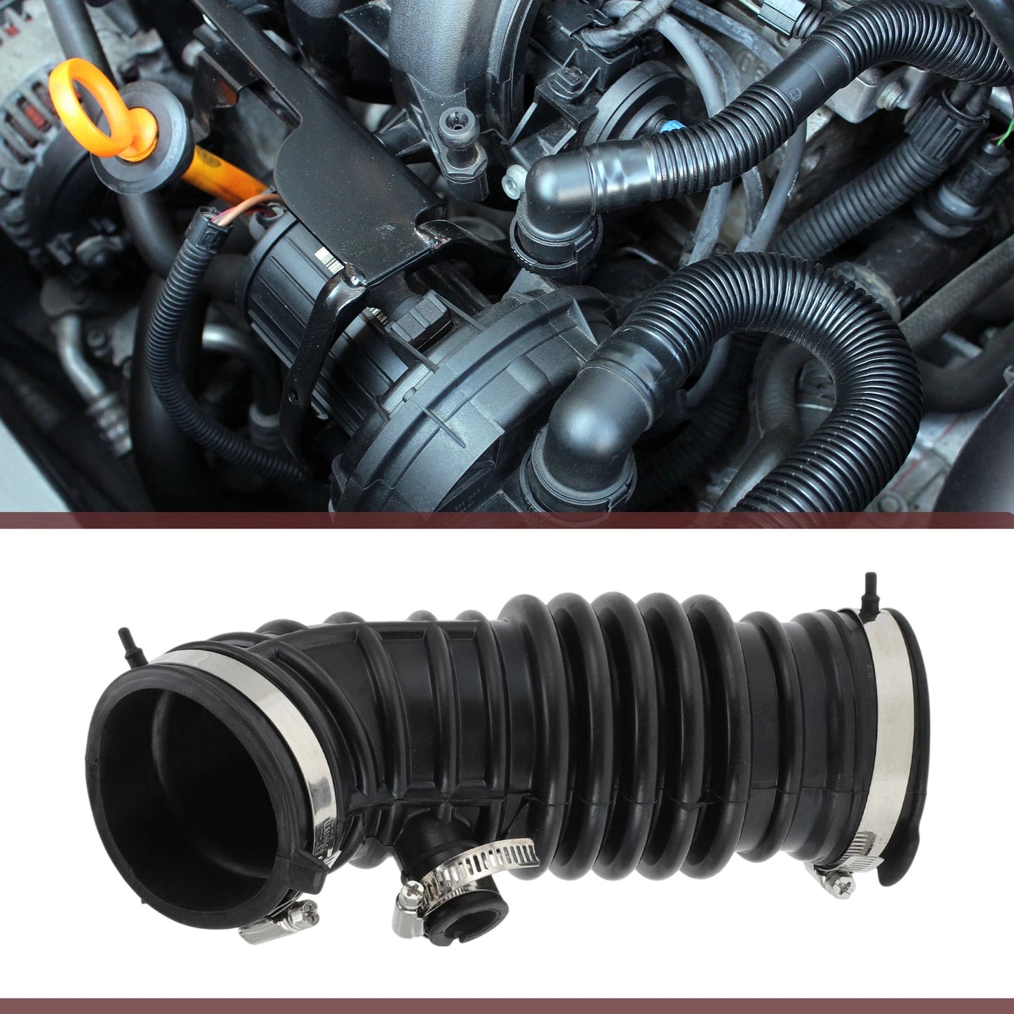 Air Intake Hose with Clamps for Infiniti G37 Q40 Q60 QX50
