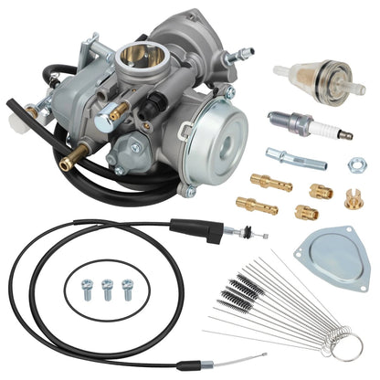 Carburetor & Throttle Cable & Fuel Filter for Suzuki Ozark 250 LTF250(2002-2007)